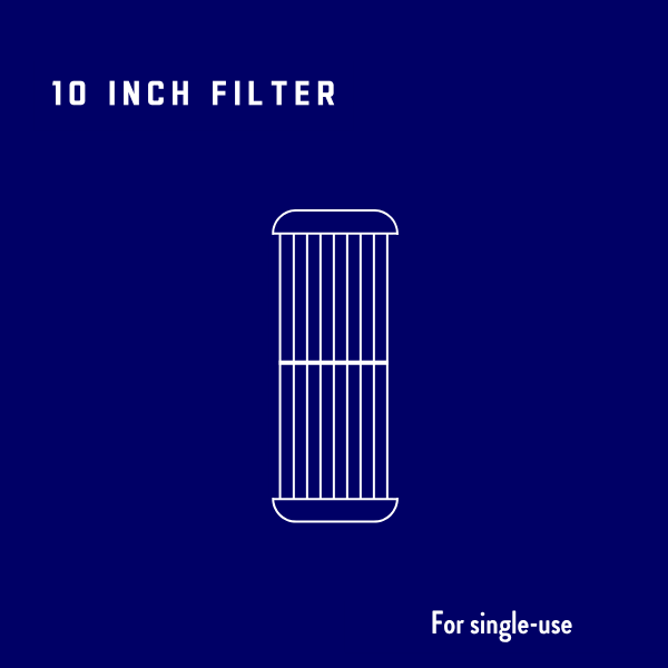 10 inch Pleated Filter