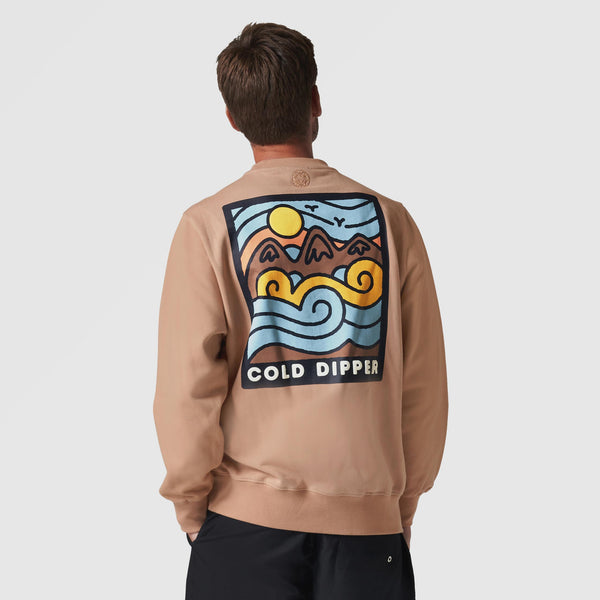 Men's Cold Dipper Coral Sweatshirt