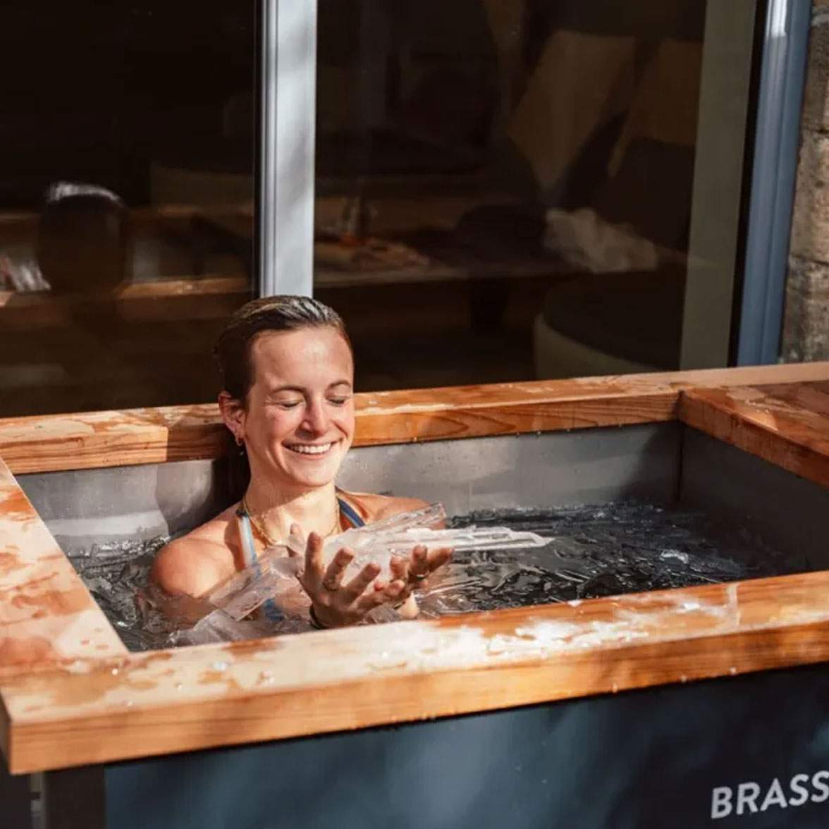 We built the ice bath that we wanted to buy