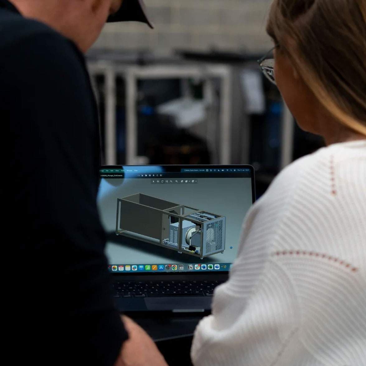 A Brass Monkey system specified at design stage, plant out of sight