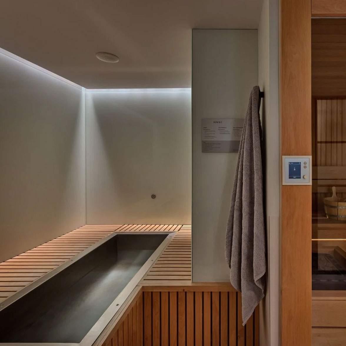 A spa-grade system specified to a development amenity floor