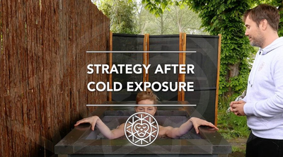 How do I warm up after an ice bath?