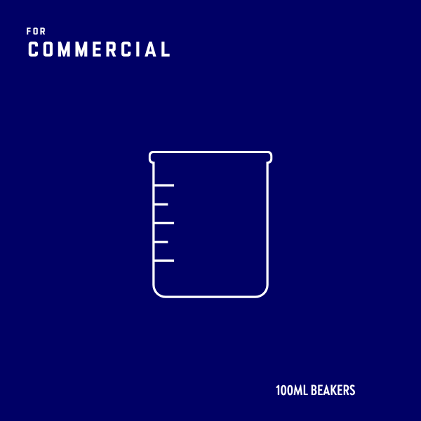 100ml Beakers (10 Pieces)