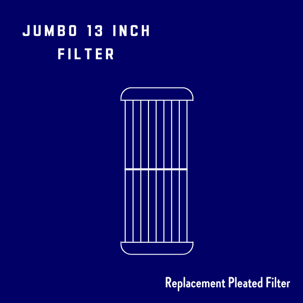 Jumbo 13 inch Pleated Filter
