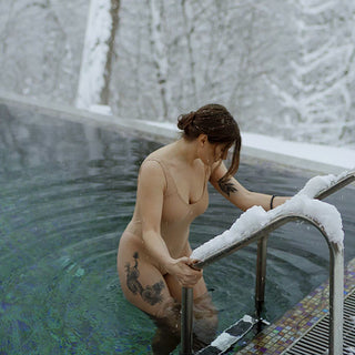 lady in cold water