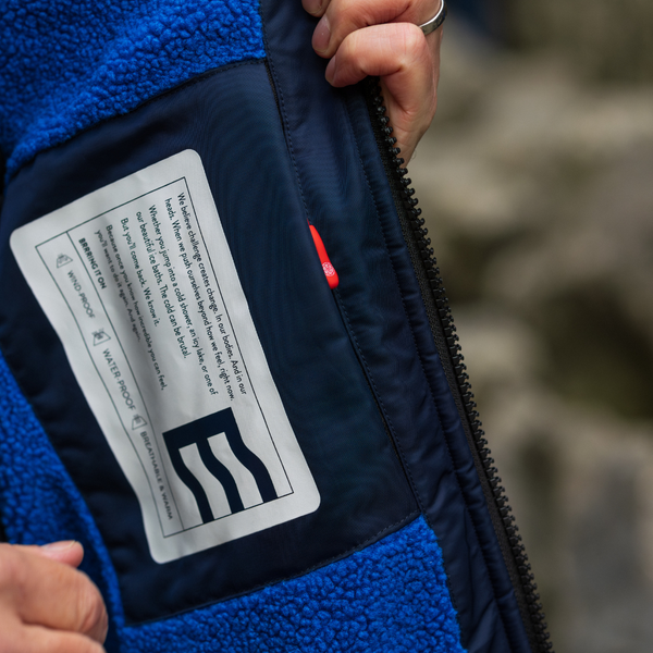 Unisex Brass Monkey Dip Coat Navy