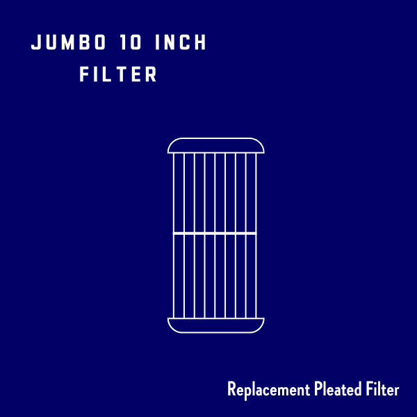 Jumbo 10 inch Pleated Filter
