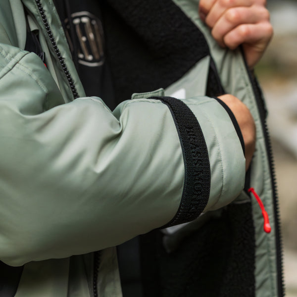 Unisex Brass Monkey Dip Coat Sage