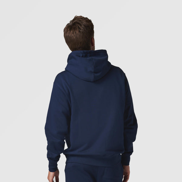 Men's Brass Monkey Navy Hoodie Back