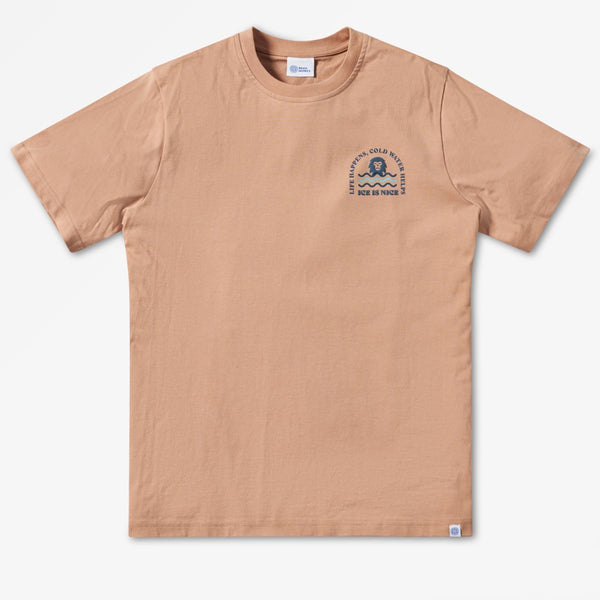 Men's Life Happens Cold Water Helps Coral T-Shirt