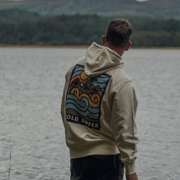 Men's Cold Dipper Off White Hoodie