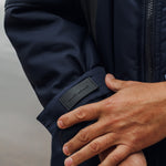Unisex Brass Monkey Dip Coat Navy