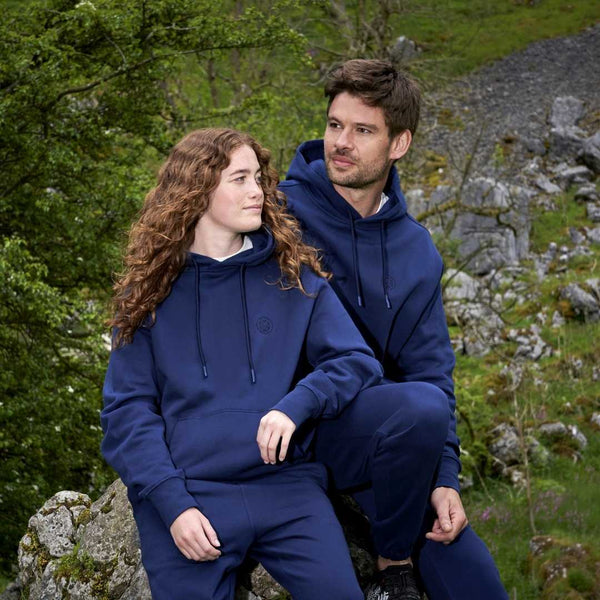 Unisex Brass Monkey Hoodie Navy Lifestyle