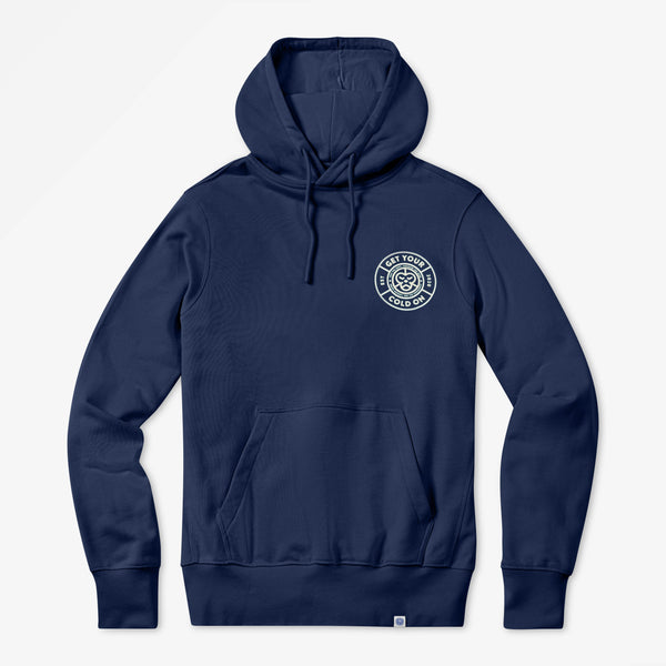 Unisex Get Your Cold On Navy Hoodie