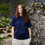 Women's Brass Monkey Navy T-Shirt