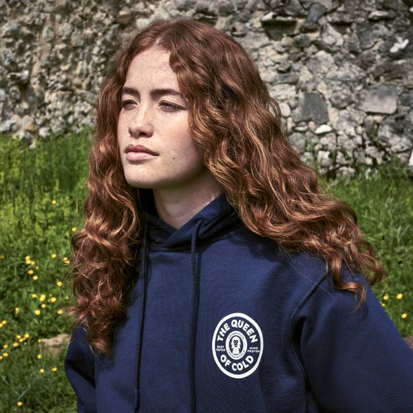 Women's The Queen of Cold Navy Hoodie