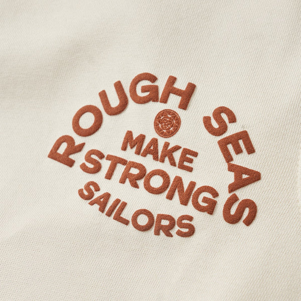 Women's Rough Seas Make Strong Sailors Off White Hoodie