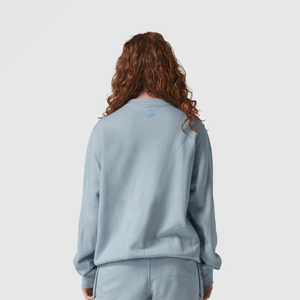 Women's Rough Seas Make Strong Sailors Ice Blue Sweatshirt