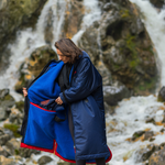 Unisex Brass Monkey Dip Coat Navy